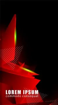 Triangular background. Abstract composition of 3D triangles. Modern geometric Ilustración de archivo