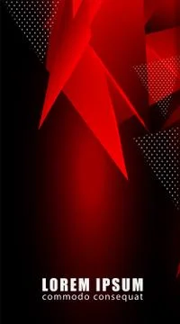 Triangular background. Abstract composition of 3D triangles. Modern geometric Ilustração Stock