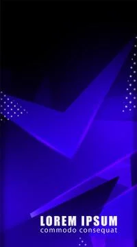 Triangular background. Abstract composition of 3D triangles. The geometric ba Illustrazione stock