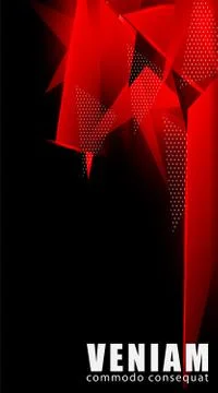 Triangular background. Abstract composition of 3D triangles. Modern geometric Ilustração Stock