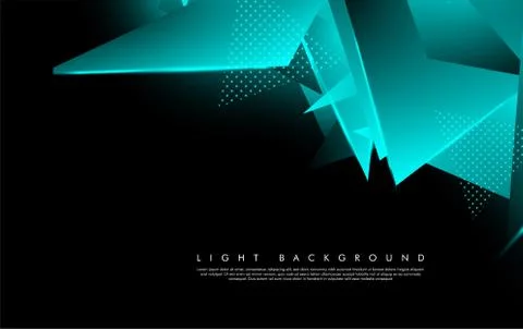 Triangular background. Abstract composition of 3D triangles. The geometric ba Ilustração Stock