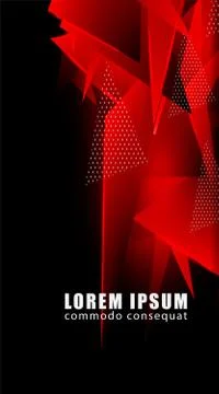 Triangular background. Abstract composition of 3D triangles. Modern geometric Stock Illustration