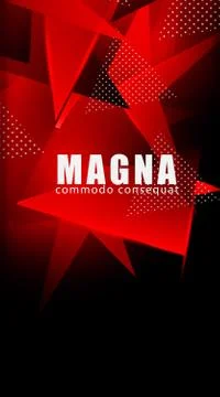 Triangular background. Abstract composition of 3D triangles. Modern geometric Illustrazione stock