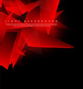 Triangular background. Abstract composition of 3D triangles. Modern geometric Illustrazione stock