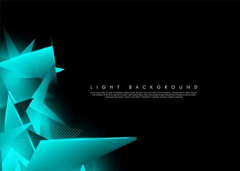 Triangular background. Abstract composition of 3D triangles. The geometric ba Stock Illustration