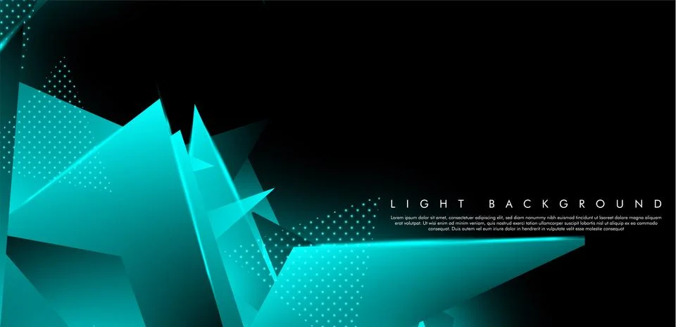 Triangular background. Abstract composition of 3D triangles. The geometric ba Stock Illustration