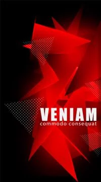 Triangular background. Abstract composition of 3D triangles. Modern geometric Illustrazione stock