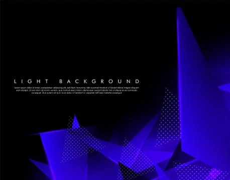 Triangular background. Abstract composition of 3D triangles. The geometric ba Stock Illustration