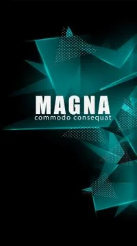 Triangular background. Abstract composition of 3D triangles. The geometric ba Stock Illustration