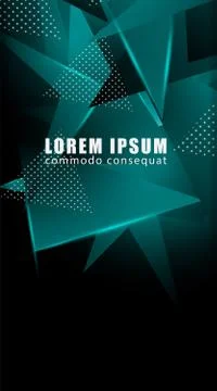 Triangular background. Abstract composition of 3D triangles. The geometric ba Illustrazione stock