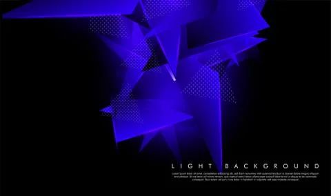 Triangular background. Abstract composition of 3D triangles. The geometric ba Illustrazione stock