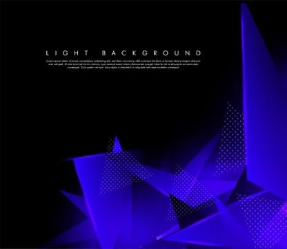 Triangular background. Abstract composition of 3D triangles. The geometric ba Stock Illustration