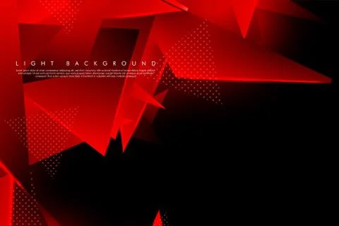 Triangular background. Abstract composition of 3D triangles. Modern geometric Illustrazione stock