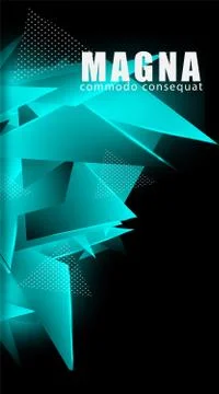 Triangular background. Abstract composition of 3D triangles. The geometric ba 스톡 일러스트