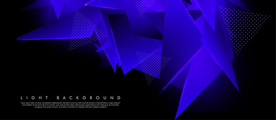 Triangular background. Abstract composition of 3D triangles. The geometric ba Illustrazione stock