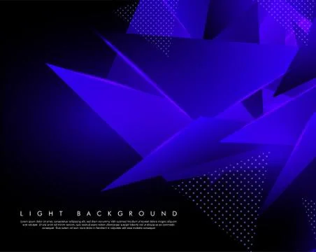 Triangular background. Abstract composition of 3D triangles. The geometric ba Illustrazione stock