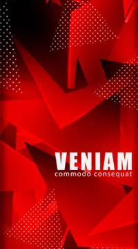 Triangular background. Abstract composition of 3D triangles. Modern geometric Illustrazione stock