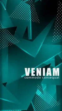 Triangular background. Abstract composition of 3D triangles. The geometric ba Illustrazione stock