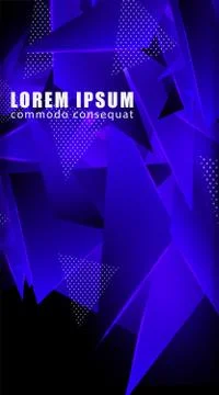 Triangular background. Abstract composition of 3D triangles. The geometric ba 스톡 일러스트