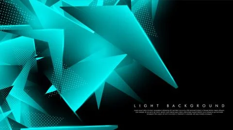 Triangular background. Abstract composition of 3D triangles. The geometric ba Ilustração Stock