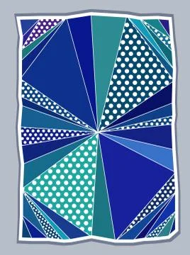 Triangular background. Colorful. Isolated Illustrazione stock