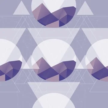 Triangular background. Seamless geometric pattern Illustrazione stock