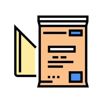Triangular bandage first aid color icon vector illustration Stock Illustration