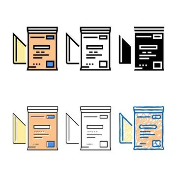 Triangular bandage first aid color icon vector mix Stock Illustration