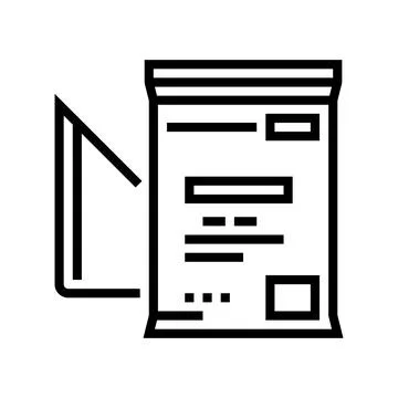 Triangular bandage first aid line icon vector illustration イラスト素材