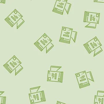 Triangular bandage first aid line seamless pattern Stockillustratie