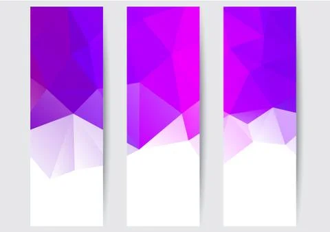 Triangular banner Stock Illustration
