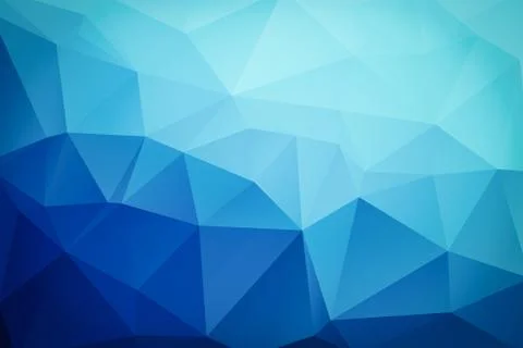 Triangular blue abstract background pattern イラスト素材