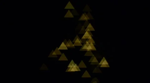 Triangular bokeh background. Stock Footage 45006958