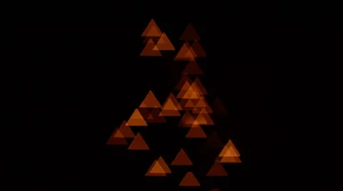 Triangular bokeh background. Stock Footage 45007129