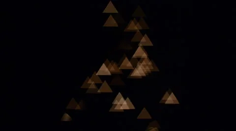 Triangular bokeh background. Stock Footage 45007252