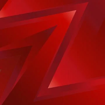 Triangular bright red gradient shapes. Foto stock