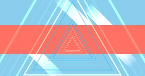 Triangular business and finance technology corporate meeting presentation a.. Stock Illustration
