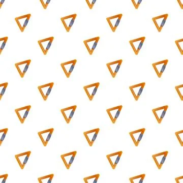 Triangular carabine pattern seamless vector Stock Illustration