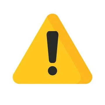 Triangular caution sign. Warning symbol. Danger. Vector. Stock Illustration