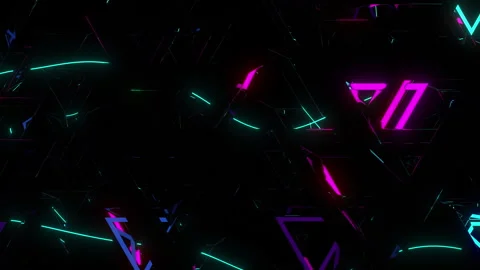 Triangular chaos Stock Footage 311541833
