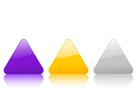 Triangular color icon 2 스톡 일러스트