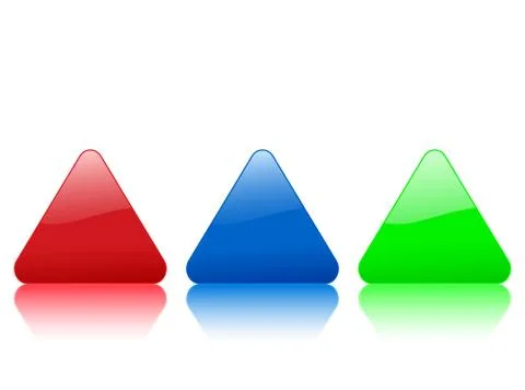 Triangular color icon イラスト素材