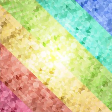 Triangular colored background Illustrazione stock