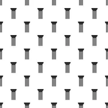 Triangular column pattern seamless vector Stock Illustration