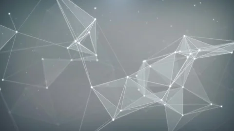 Triangular Connection Technology Background Stock Footage 297729616