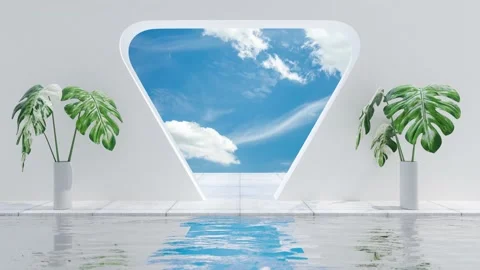 Triangular door. Stock Footage 168455162