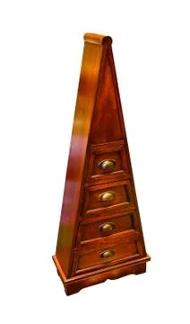 Triangular drawers 스톡 사진