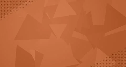 Triangular facets in gold and amber tones 库存插图