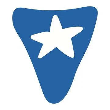 Triangular flag, bunting isolated 库存插图