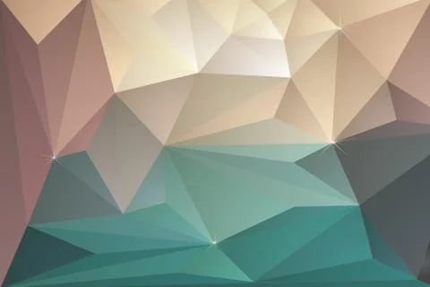 Triangular Geometric Background, Illustration Template Illustrazione stock